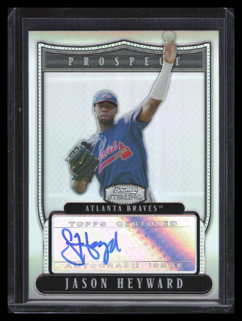 2007 Bowman Sterling Prospects Refractor JH Jason Heyward Rookie Auto 113/199