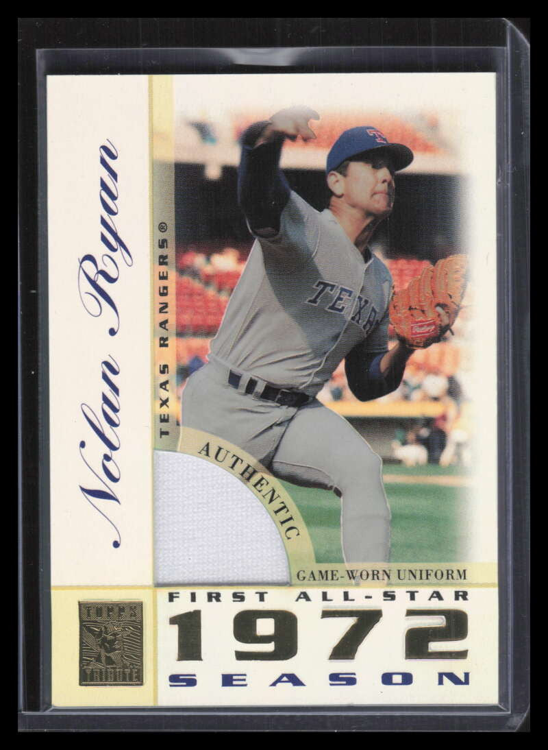 DELETE 148188 2003 Topps Tribute Perennial All-Star Relics NR Nolan Ryan Rangers Jersey 137739