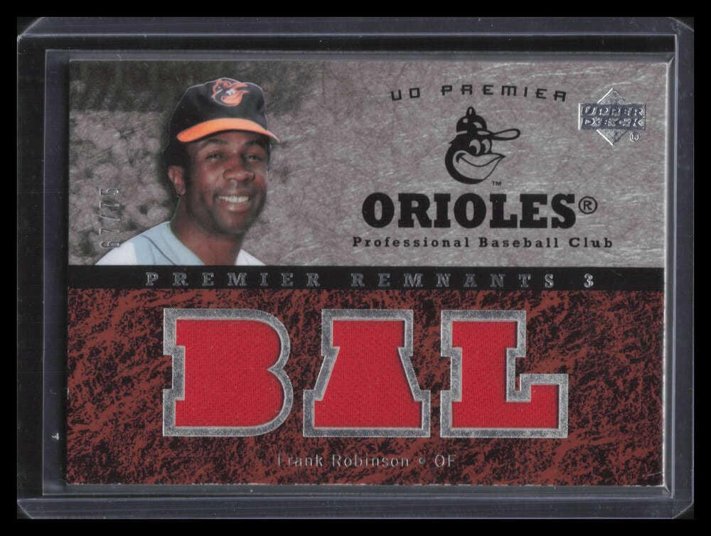 2007 Upper Deck Premier Remnants Triple FR Frank Robinson Triple Jersey 67/75