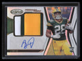 2020 Certified 224 A. J. Dillon Rookie Patch Auto 383/449 Freshman Fabric