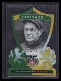 2014 Panini Hall of Fame Crusades Green Die-Cut 34 Miller Huggins 4/5