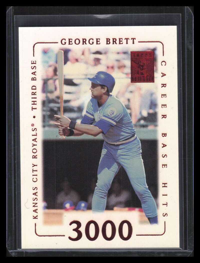 2002 Topps Tribute Lasting Impressions 71 George Brett 32/93