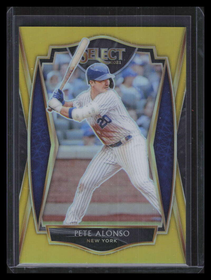 2021 Select Gold Refractor 176 Pete Alonso PRM 8/10 Premier Level
