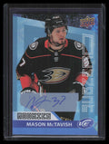 2021-22 Upper Deck Ice Sub Zero Autographs Blue sz51 Mason McTavish Rookie Auto