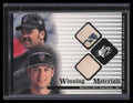 2000 SPx Winning Materials Update MPRV Ventura Mika Piazza Dual MLB Logo Ball