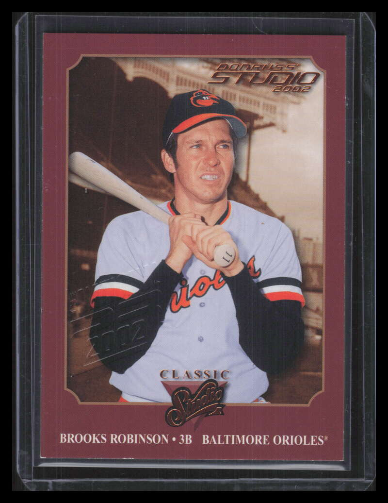 2002 Studio Classic Chicago National 12 Brooks Robinson 1/5