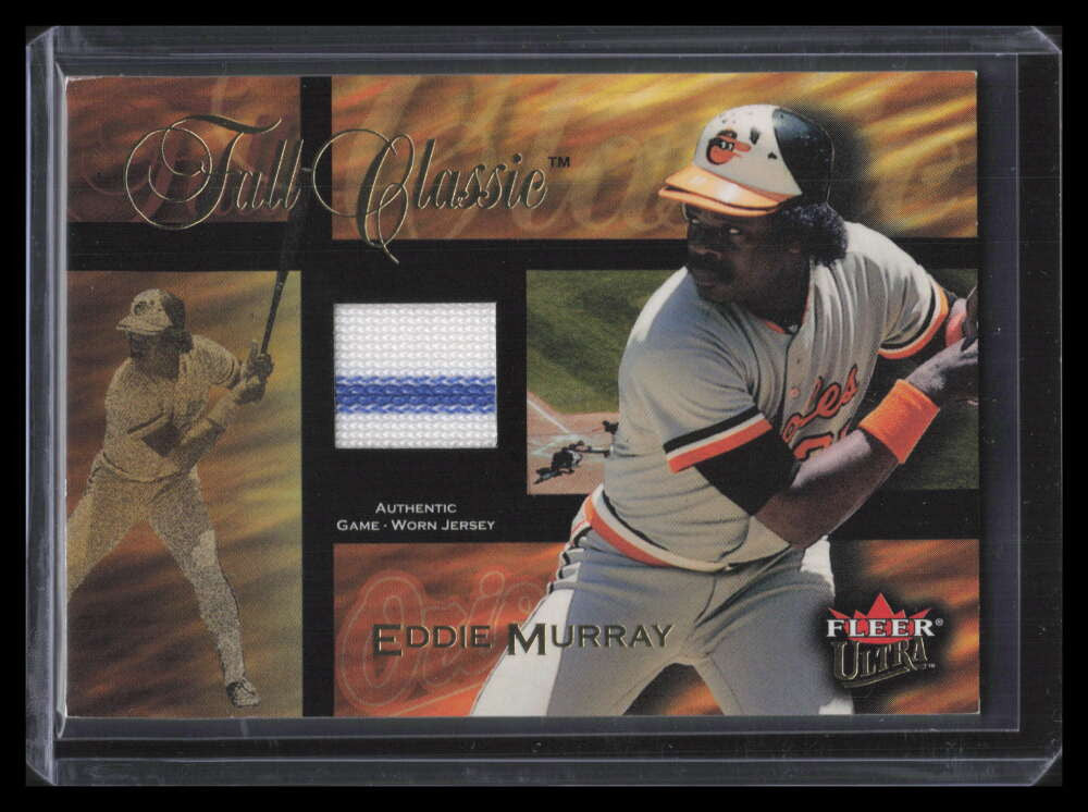 2002 Ultra Fall Classic Memorabilia 23 Eddie Murray Jersey 88/91
