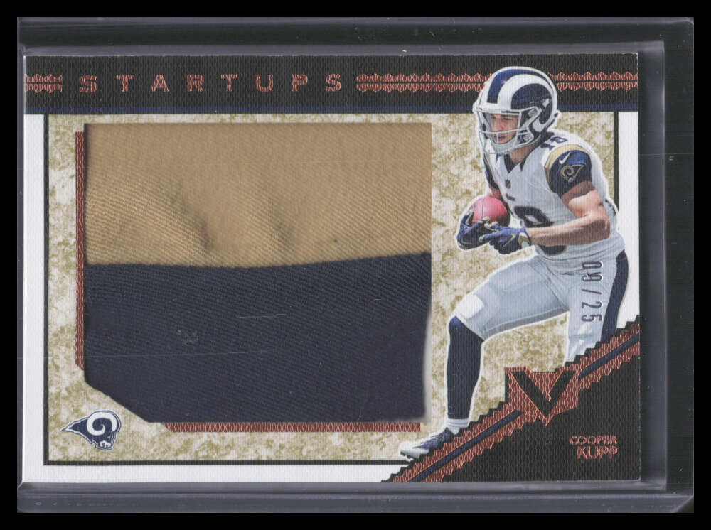 2017 Panini Vertex Startups Jerseys Granite Cooper Kupp Rookie Jumbo Patch 9/25
