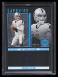 2022 Panini Encased Sapphire Signatures 47 Derek Carr Auto 2/15