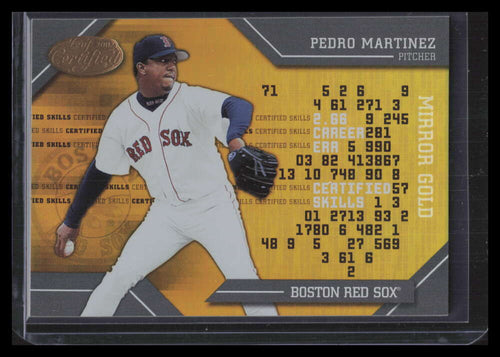 2002 Leaf Certified Skills Mirror Gold 5 Pedro Martinez 20/25