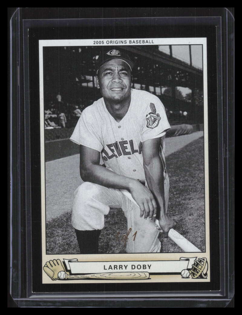 2005 Origins Black 111 Larry Doby RET 1/1 RETIRED