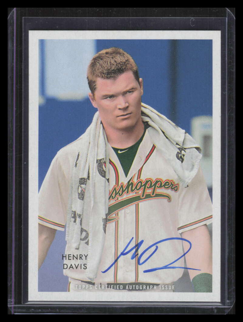 2022 Topps Heritage Minors '73 '53 Reprint Autographs Henry Davis RC Auto 37/99