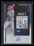 2020 Panini Contenders Draft Pick Autographs Red Patrick Bailey Rookie Auto 5/75