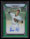 2019 Panini Prizm Draft Autographs Prizms Green 34 George Kirby Rookie Auto