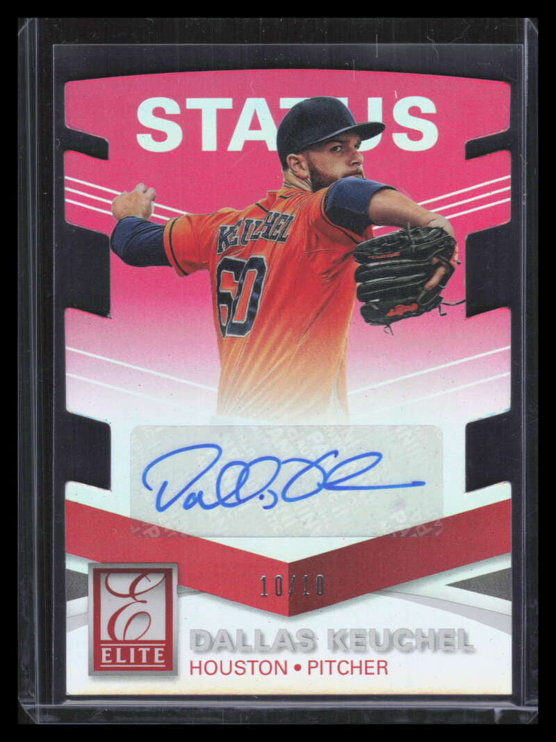 2015 Elite Signatures Status Pink 60 Dallas Keuchel Auto 10/10