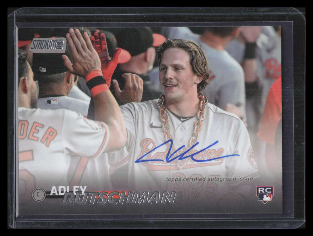 2023 Stadium Club Autographs SCBAAR Adley Rutschman Rookie Auto