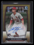 2023 Bowman Chrome Autographs Gold Refractor Nolan Gorman Rookie Auto 45/50