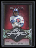 2022 Topps Diamond Icons Silver Ink Autographs Red SISS Sammy Sosa Auto 2/5