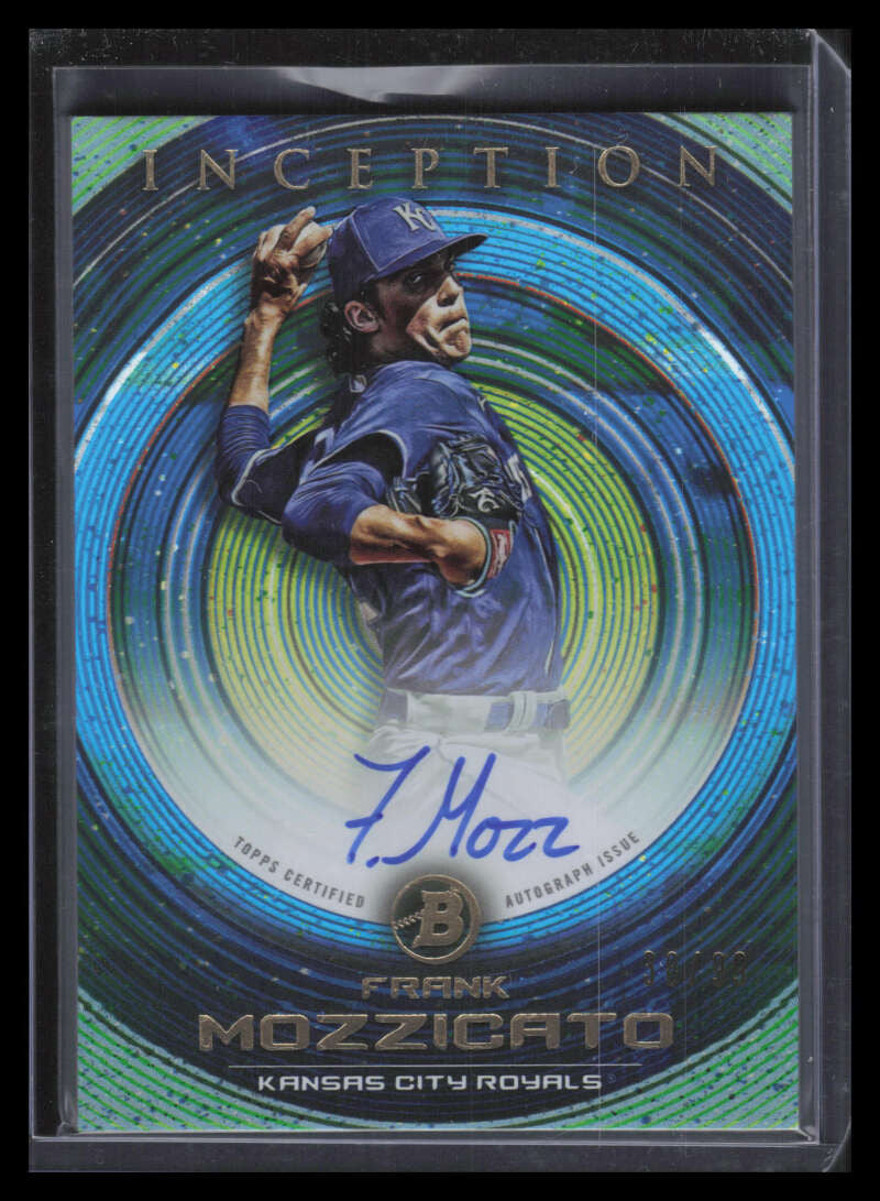 2022 Bowman Inception Autographs Blue PAFM Frank Mozzicato Rookie Auto 38/99