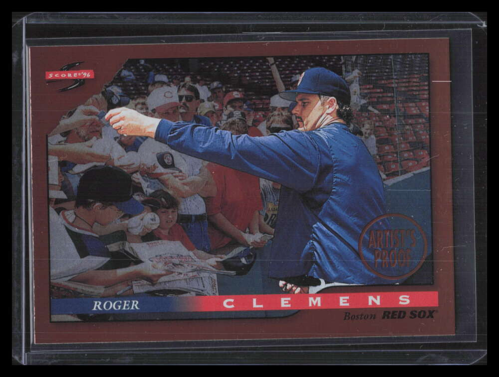 1996 Score Dugout Collection Artist's Proofs b58 Roger Clemens