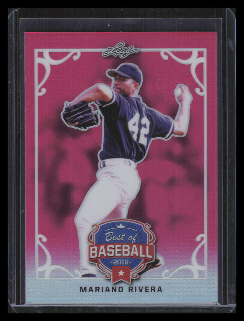 2019 Leaf Best of Baseball Pink bbmr1 Mariano Rivera 2/20