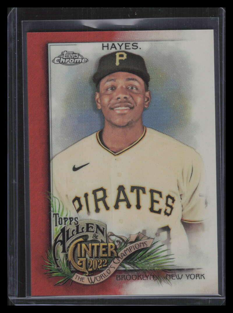 2022 Topps Allen and Ginter Chrome Orange Refractor 62 Ke'Bryan Hayes 12/25