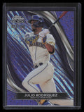 2024 Topps Chrome Black Purple Mini-Diamond Refractor 82 Julio Rodriguez 23/150