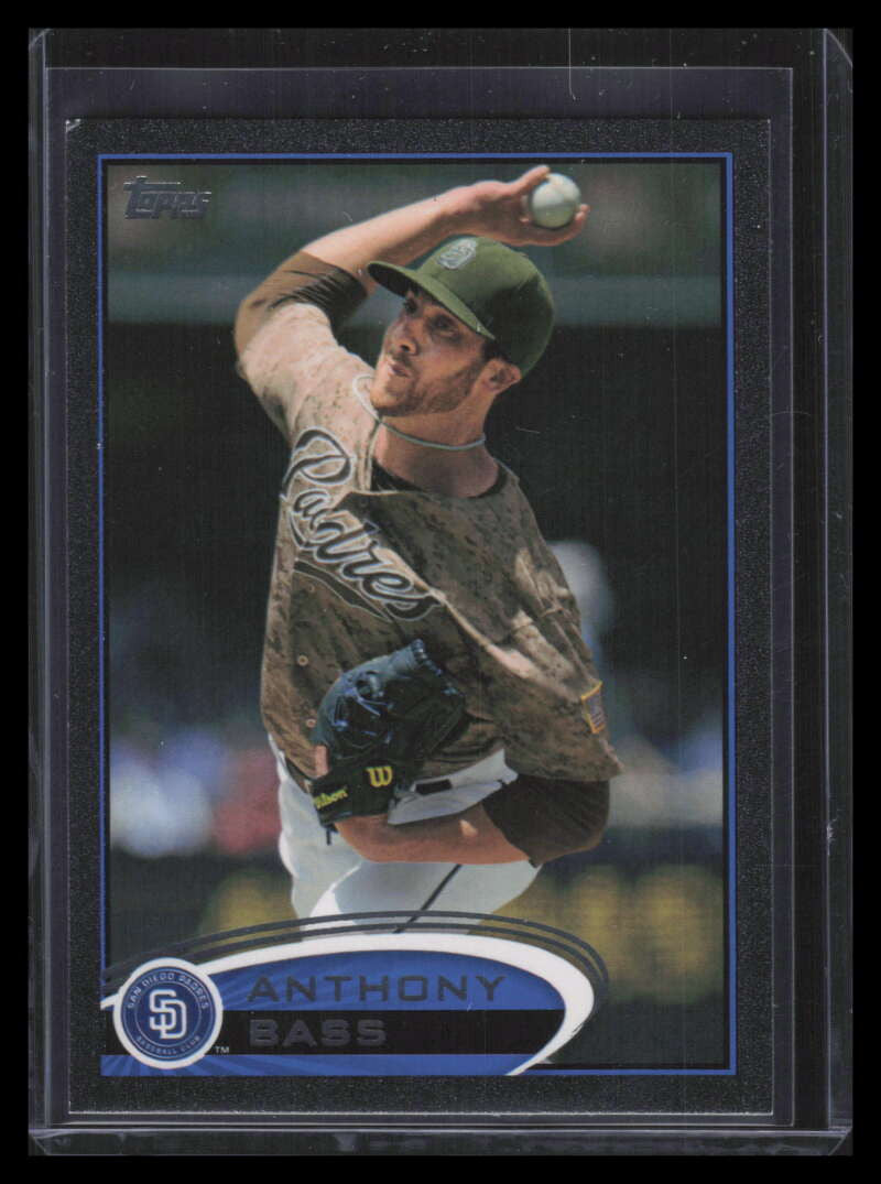 2012 Topps Update Black us318 Anthony Bass 37/61