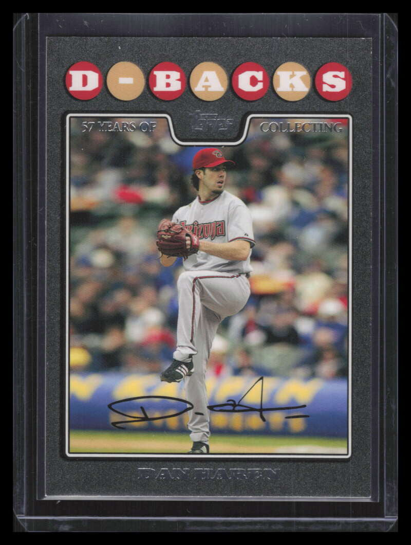 2008 Topps Update Black uh90 Dan Haren 45/57