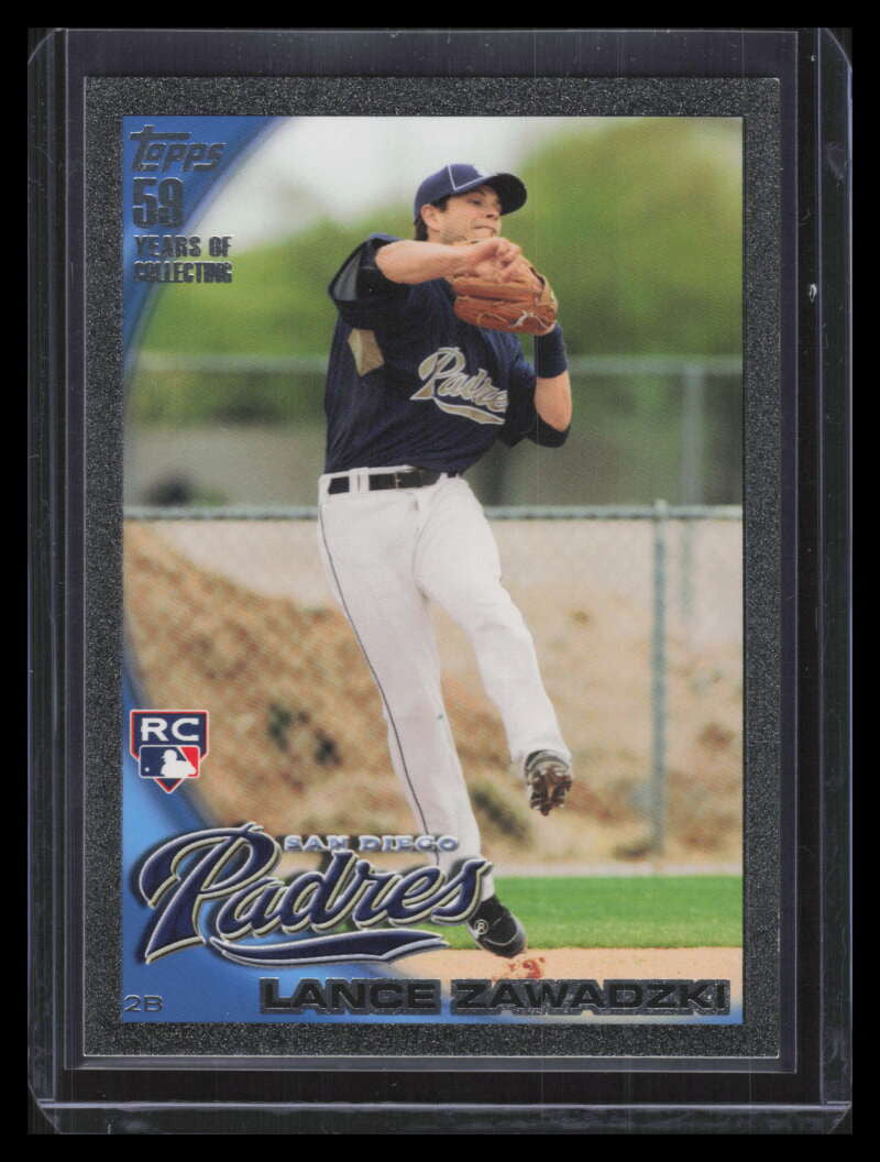 2010 Topps Update Black us296 Lance Zawadzki Rookie 52/59