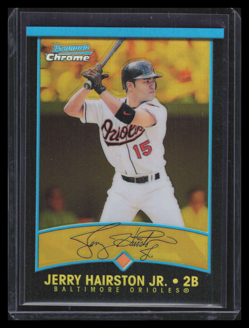 2001 Bowman Chrome Gold Refractor 221 Jerry Hairston Jr. 32/99