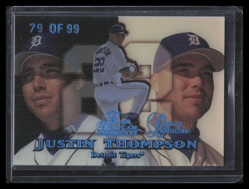 1999 Flair Showcase Legacy Collection Row 1 126 Justin Thompson 79/99