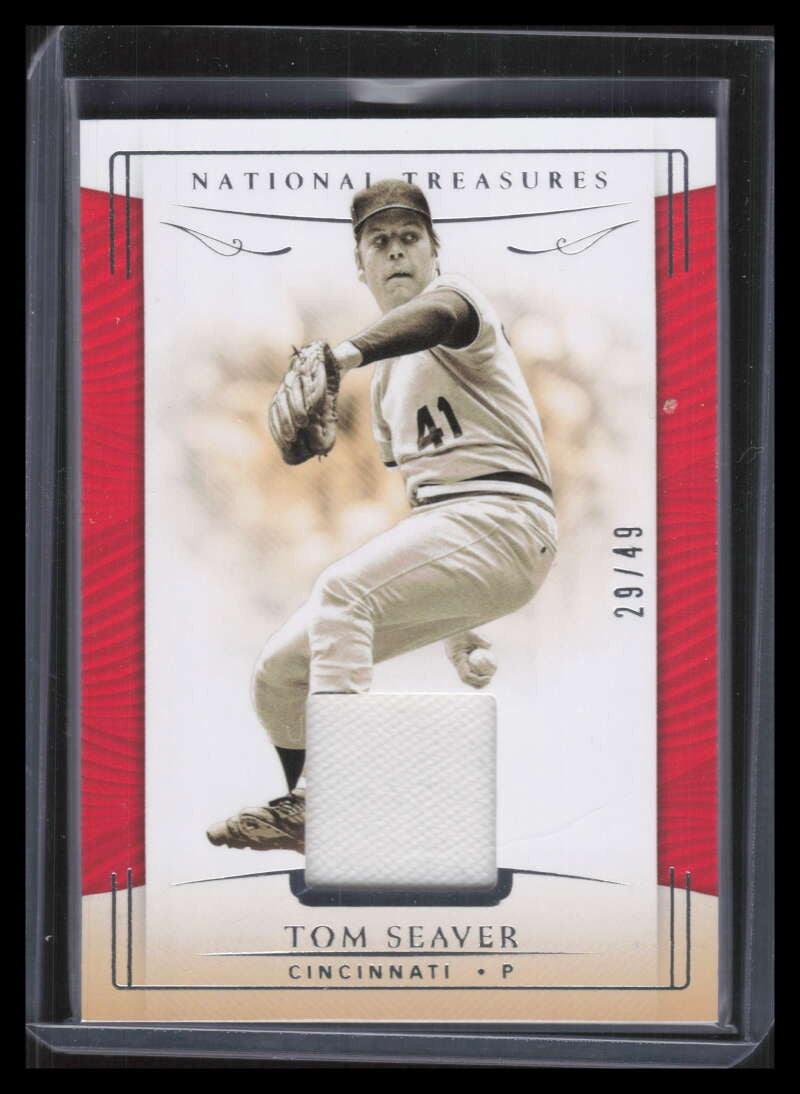 2019 Panini National Treasures 181 Tom Seaver Jersey 29/49