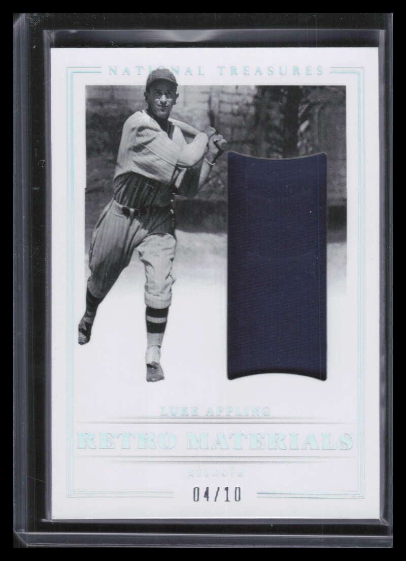 2023 Panini National Treasures Retro Materials Silver Luke Appling Jersey 4/10