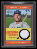 2023 Topps Heritage Clubhouse Collection Gold Francisco Alvarez RC Jersey 14/99