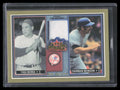 2002 Fleer Fall Classics Rival Factions Yogi Berra Thurman Munson GU Jersey /50