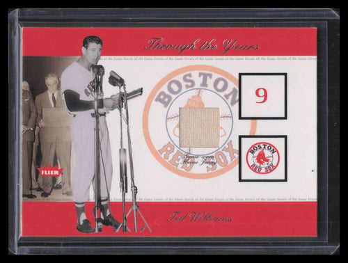 2002 Greats of the Game Through the Years Level 1 28 Ted Williams Jersey SP /350 ID: 149102