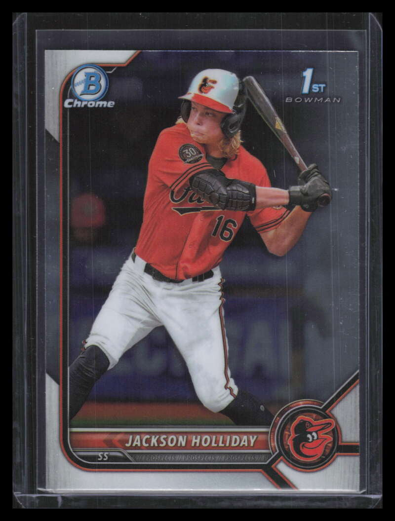 2022 Bowman Chrome Draft bdc168 Jackson Holliday Rookie 138661