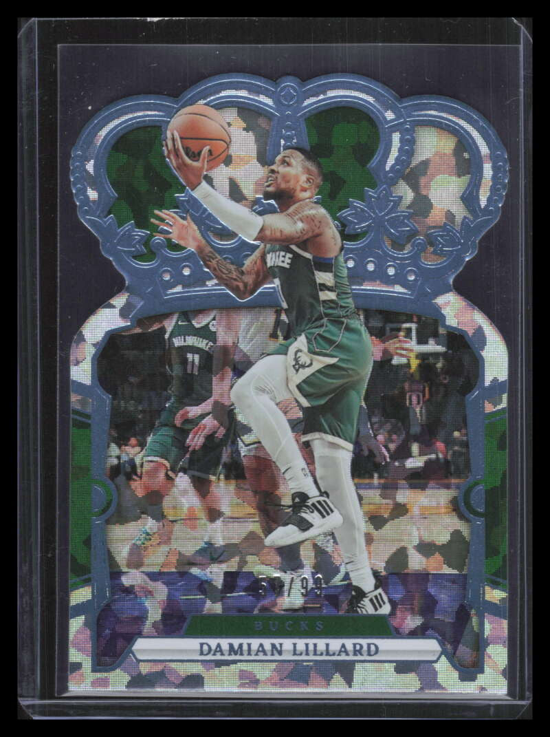 2023-24 Crown Royale Crystal Blue 25 Damian Lillard 57/99