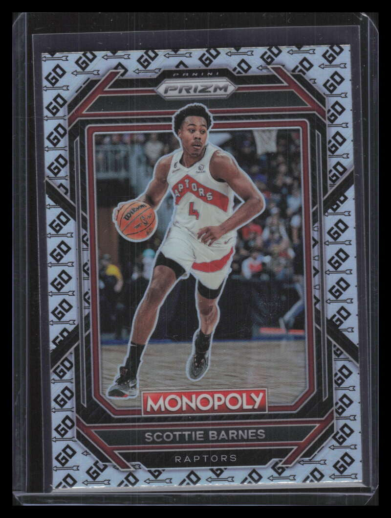2022-23 Panini Prizm Monopoly Go Refractor 84 Scottie Barnes