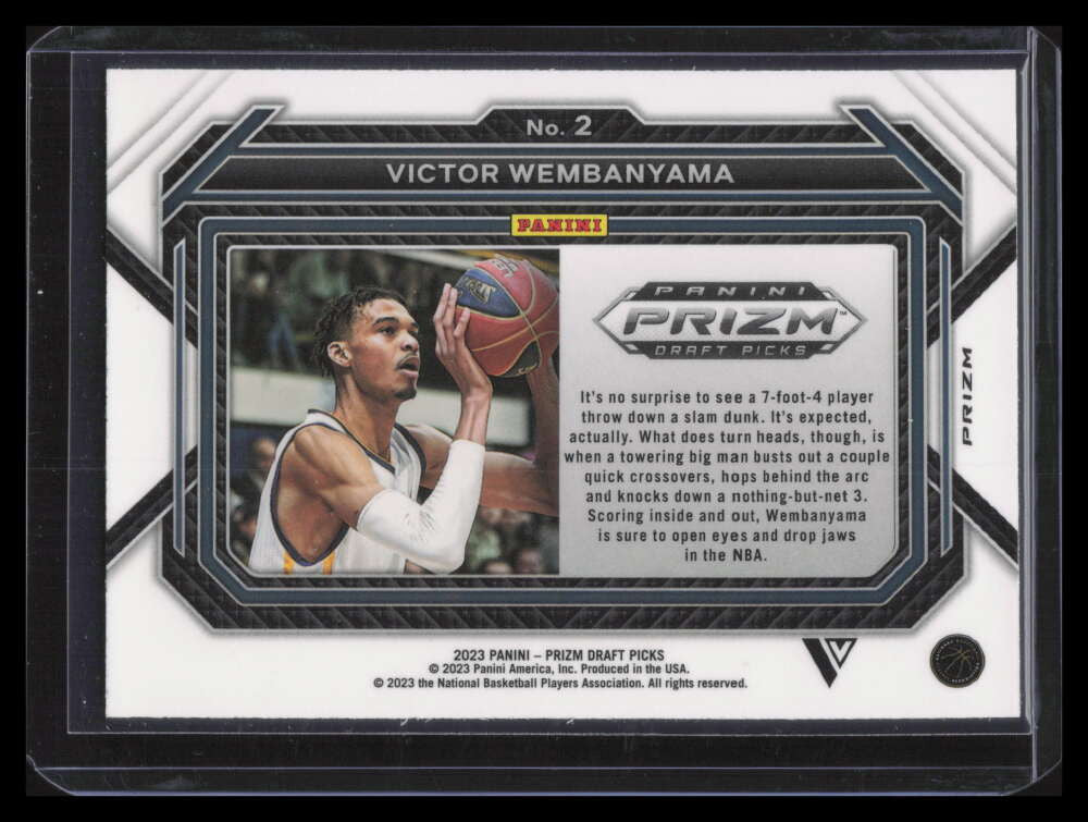 DELETE 149313 2023-24 Panini Prizm Draft Variation Prizms Green 2 Victor Wembanyama Rookie