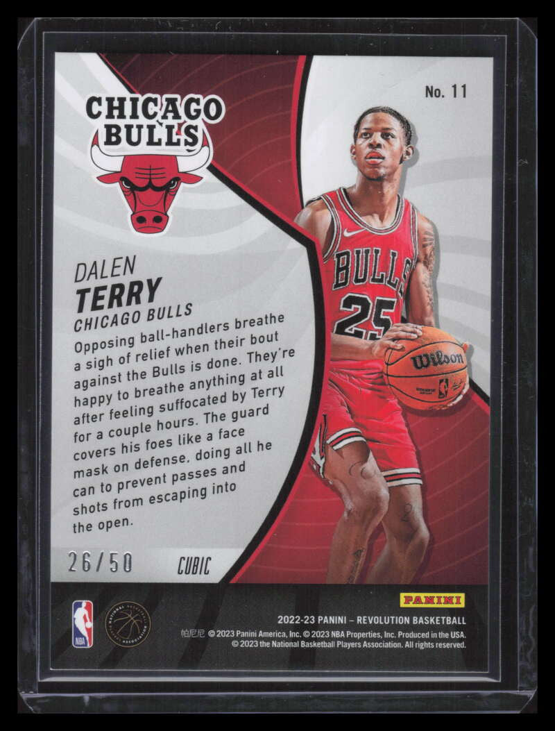 2022-23 Panini Revolution Rookie Revolution Cubic 11 Dalen Terry Rookie 26/50