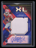 2019 Panini XR XL Swatch Autographs 8 Mecole Hardman Jr. Rookie Jersey Auto 6/20
