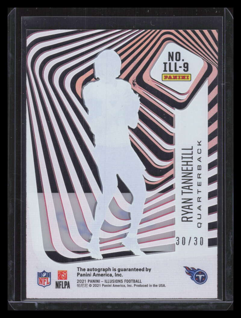 2021 Panini Illusions Illusionists Autographs Pink 9 Ryan Tannehill Auto 30/30