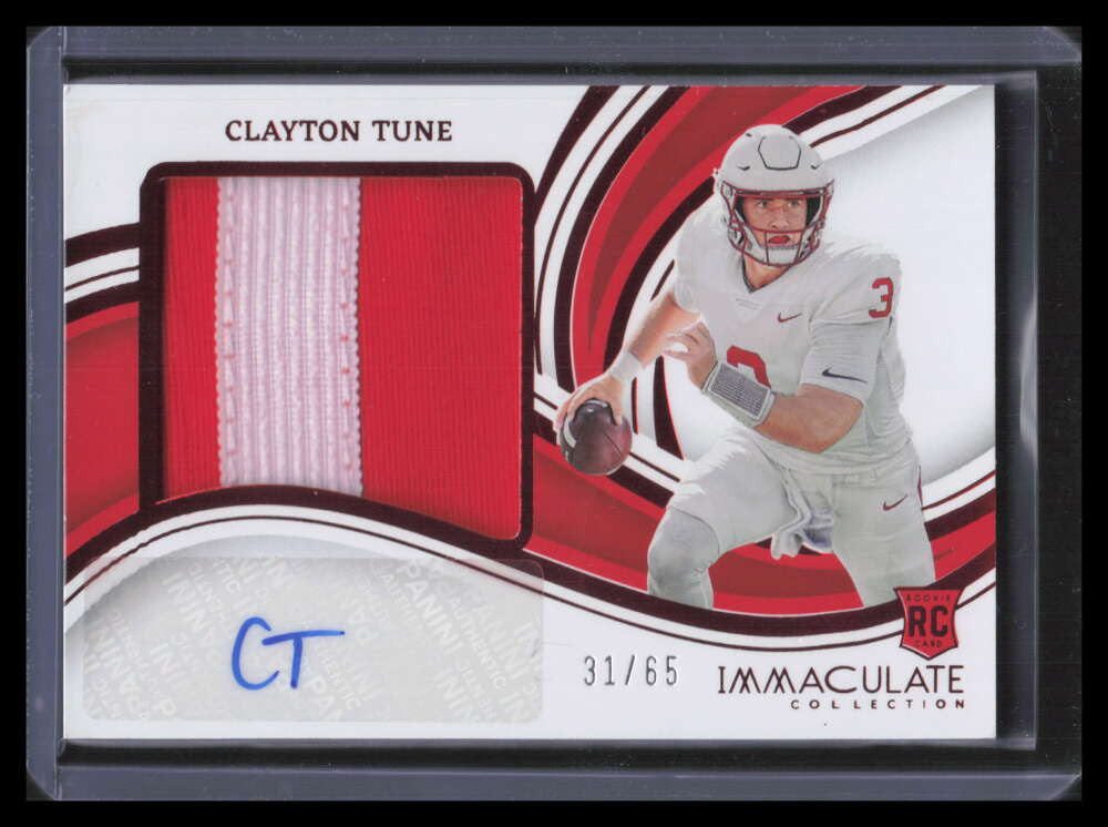 2023 Immaculate Collection Autographs Ruby Clayton Tune Rookie Patch Auto 31/65