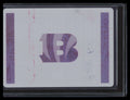 2019 Donruss Team Pride Plates and Patches Printing Plate Cincinnati Bengals 1/1