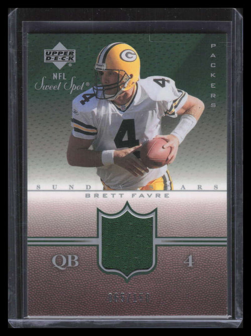 2002 Sweet Spot Sunday Stars Jerseys SSBF Brett Favre Jersey 65/150