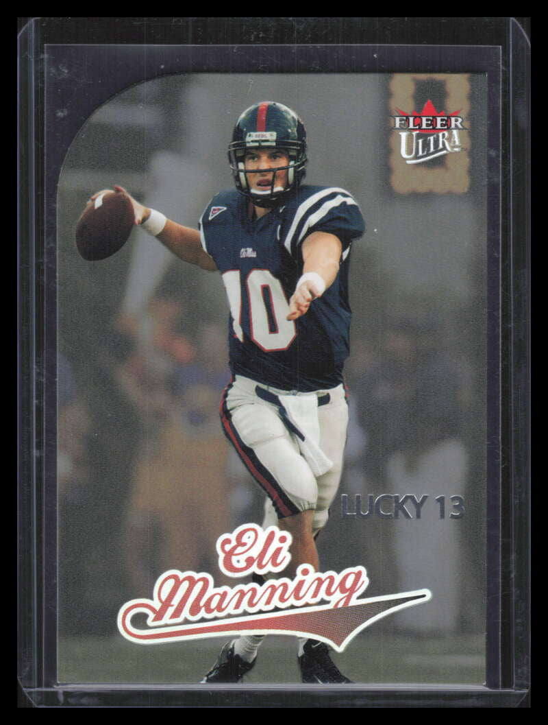 2004 Ultra Platinum Medallion 201 Eli Manning Rookie Lucky 13 NO SERIAL NUMBER