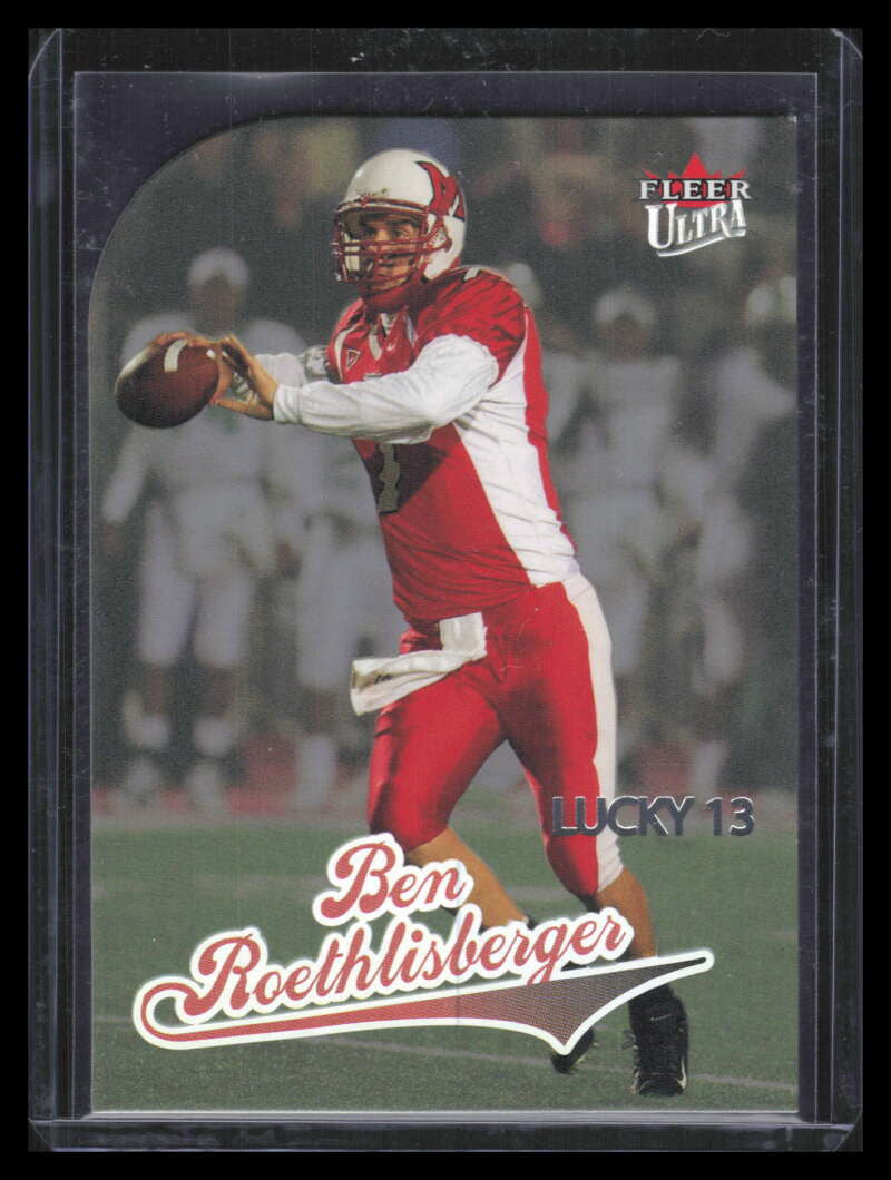 2004 Ultra Platinum Medallion 213 Ben Roethlisberger RC 13 NO SERIAL NUMBER