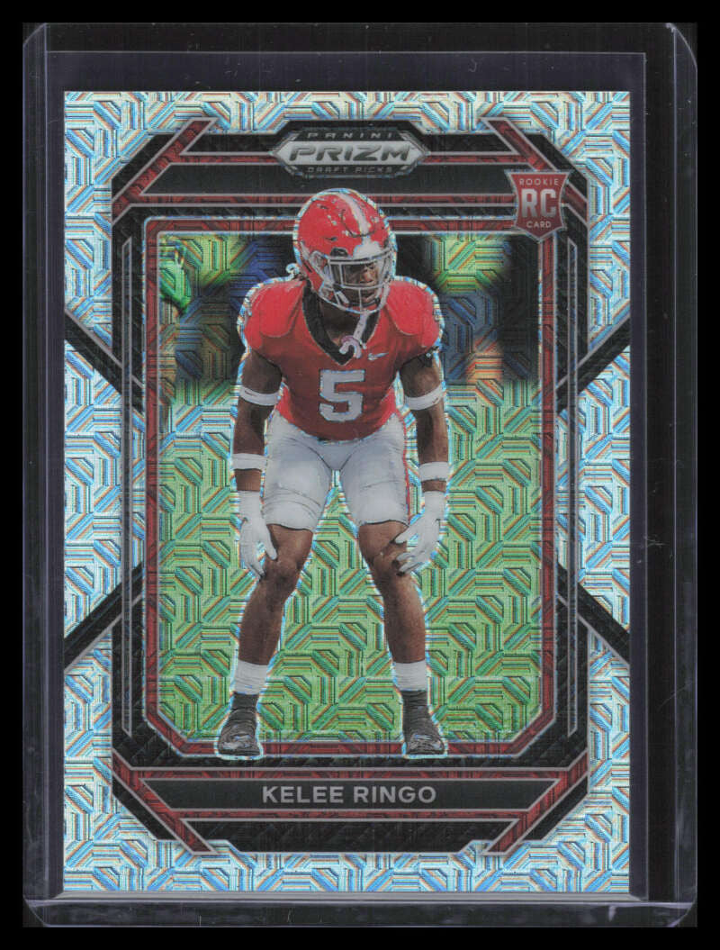 2023 Panini Prizm Draft Picks Prizms Mojo Refractor 176 Kelee Ringo Rookie 3/25